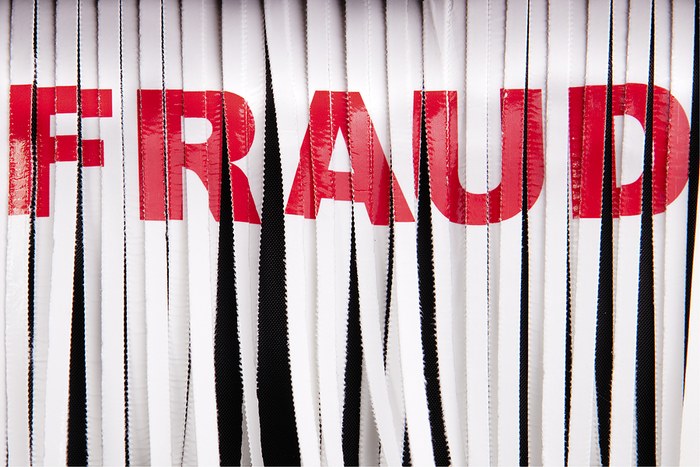 Fraud Shredded Paper