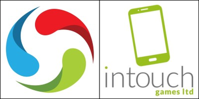 Skywind Group and Intouch Games Logos
