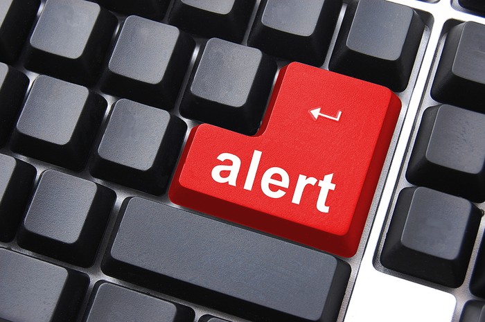 Red Alert Keyboard Button