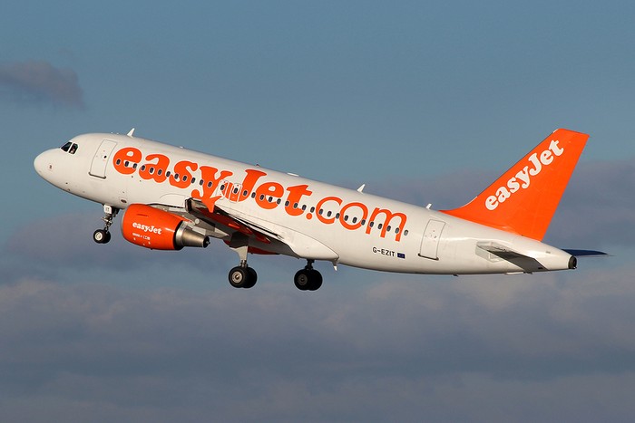 EasyJet Plane at Take Off