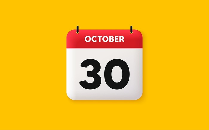 October Calendar Icon