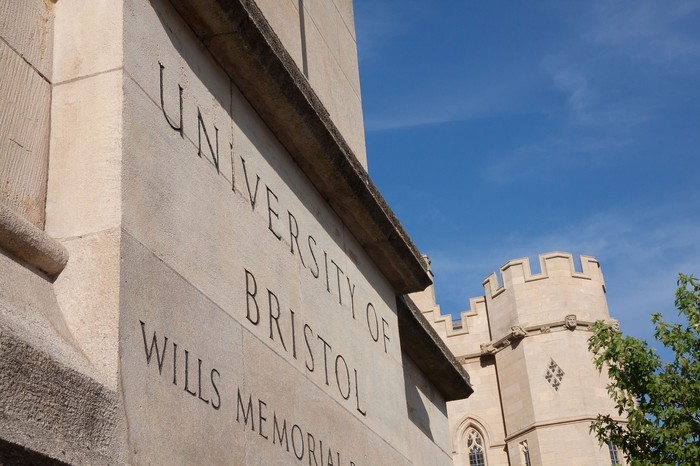 University of Bristol Wills Memorial Building Sign