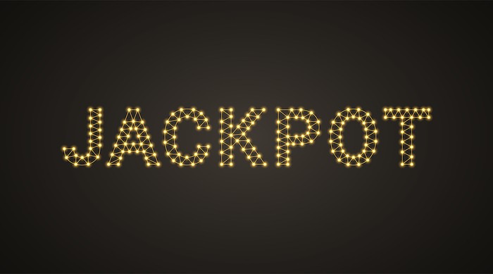 Wireframe Jackpot Message
