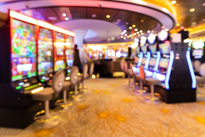 Blurred Focus Casino Floor