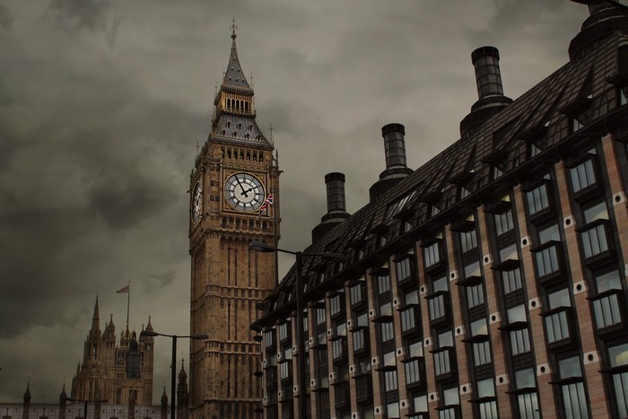 Big Ben Against Dark Skies