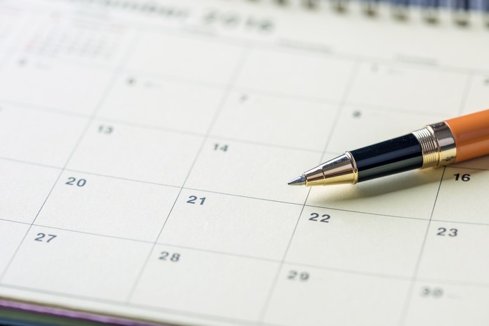Pen with Calendar Page