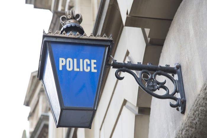 UK Police Station Lamp