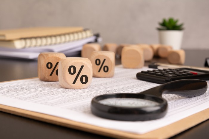 Percentage Dice on Financial Chart