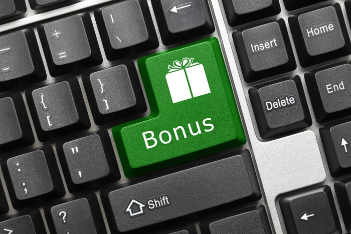 Green Bonus Keyboard Button