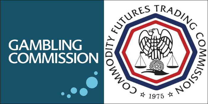 Gambling Commission and Commodity Futures Trading Commission Logos