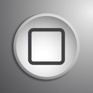 Grey Stop Playing Button