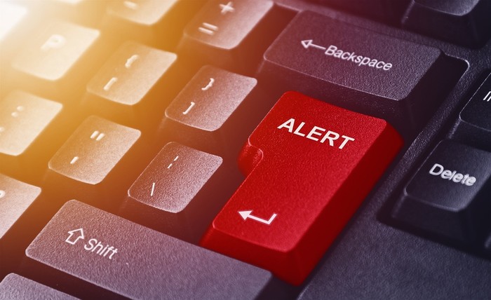 Red Alert Keyboard Button