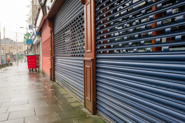 Closed Shop Shutters