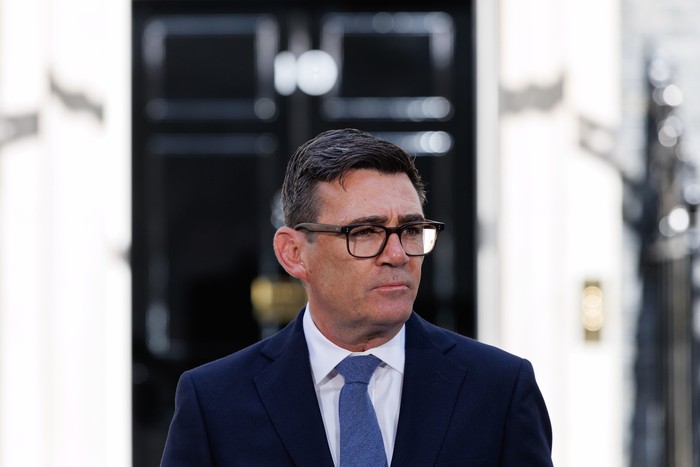 Andy Burnham Outside Number 10 Downing Street