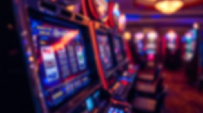 Blurred Casino Slot Machines