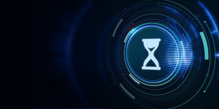 Digital Hourglass Button