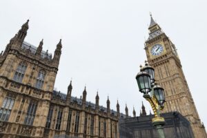 Houses of Parliament from Street Level