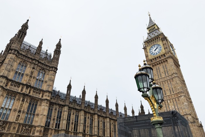 Houses of Parliament from Street Level
